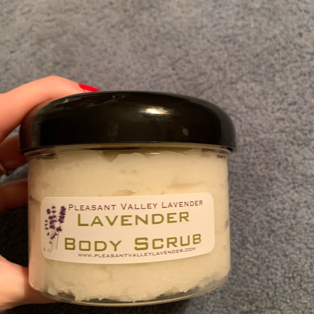 Lavender body scrub handmade